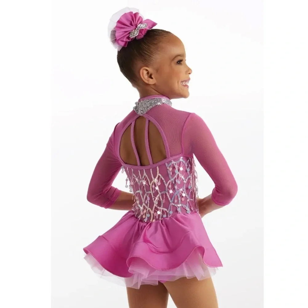 Weissman Showtime Pinkberry Silver Dance Costume IC Recital Competition